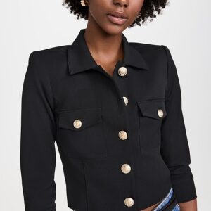 L'AGENCE Kumi Croppd Fitted Jacket