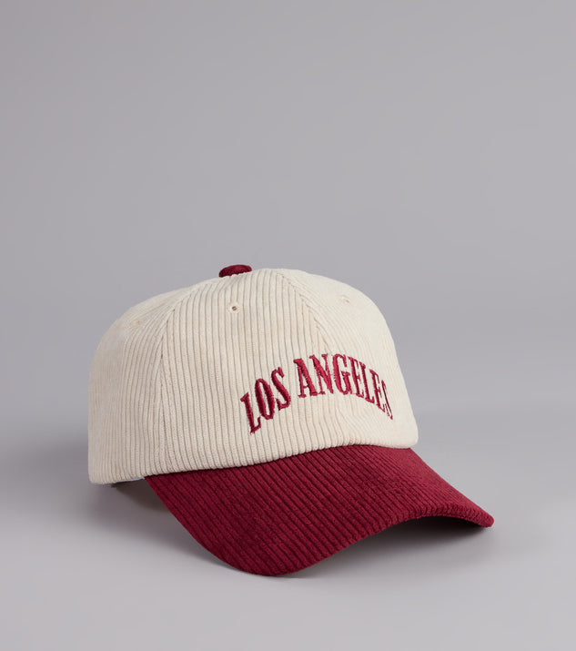 Windsor LA Vibes Corduroy Baseball Cap
