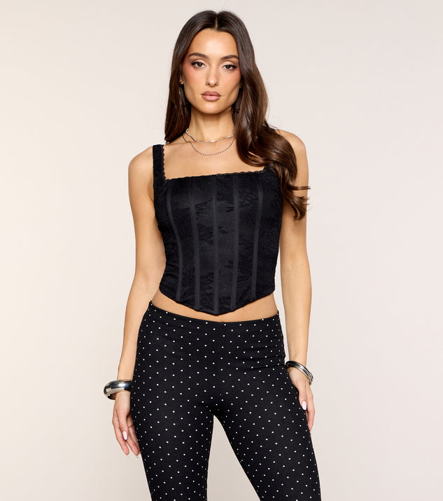 Windsor Lace Attitude Bustier Top