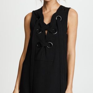 English Factory Lace Up Front Dress
