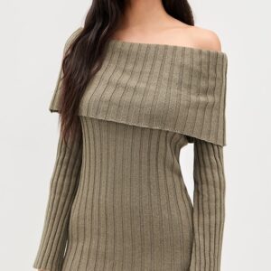 Reformation Lacey Cashmere Blend Sweater Dress