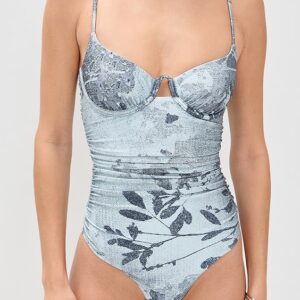 SIMKHAI Laine Ruched One Piece