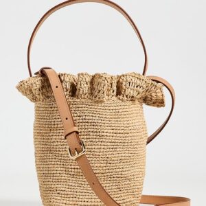 Laith Crochet Top Handle Bucket Bag