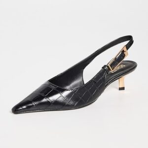 Lana Croco Slingback Pumps