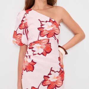 Kivari Lani One Shoulder Mini Dress