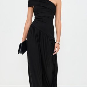 Runaway the Label Lara One Shoulder Maxi Dress