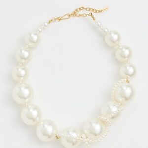 Large Faux Pearl Necklace