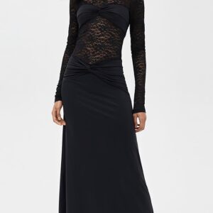 Runaway the Label Larna Sleeved Maxi Dress