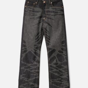 Laser Fade Pixel Denim