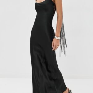 Christopher Esber Lattice Lace Silk Gown