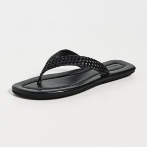 St. Agni Lattice Weave Thong Flip Flops