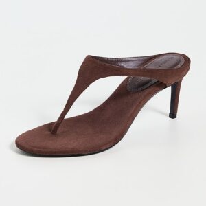 Black Suede Studio Laurel Sandals 70mm