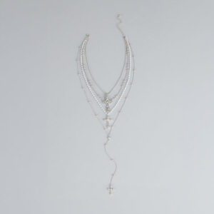 Layered Luxe Cross Necklace