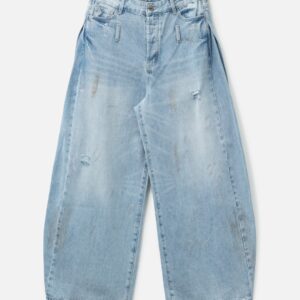Layered Sparkle Denim Pants