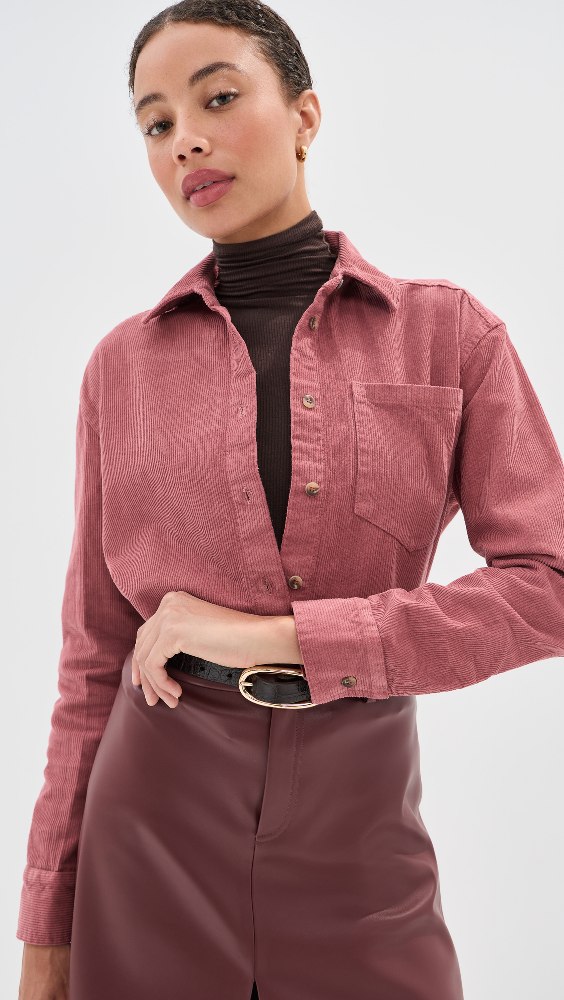LE BOP Collins Corduroy Button Down - Image 3