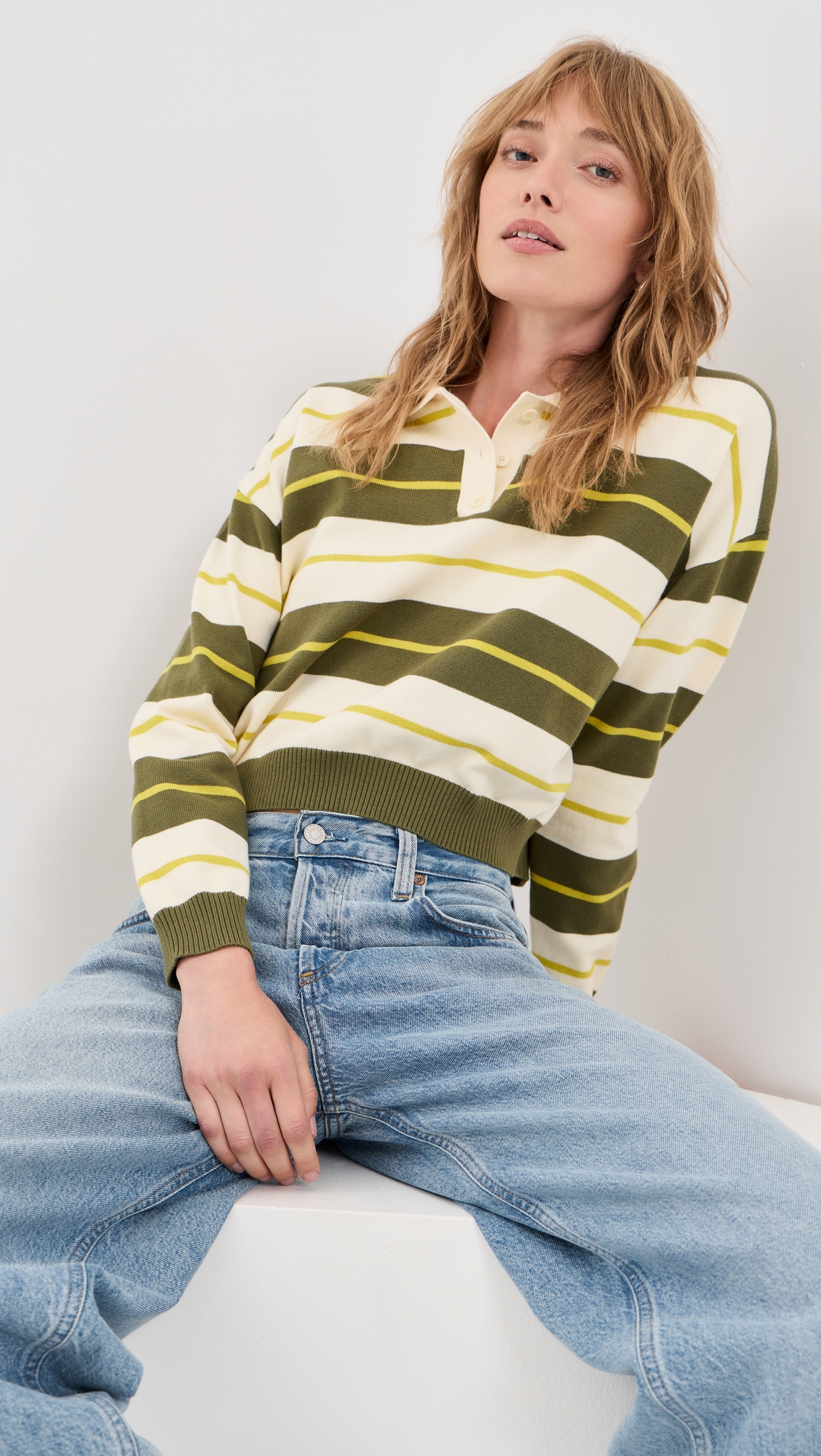 LE BOP Zadie Cropped Polo - Image 2