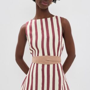 VRG GRL Lea Linen Mini Dress