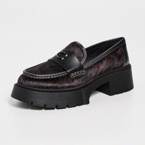 Leah Platform Leopard Print Loafers