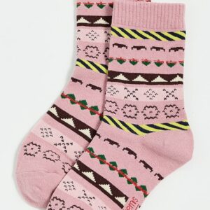 Leah Striped Winter Socks