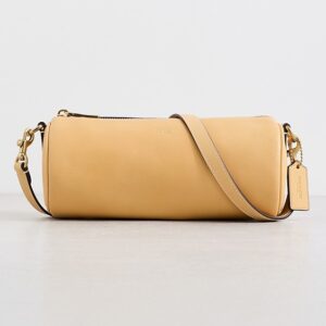 Coach Leather Barrel Bag