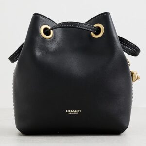 Coach Leather Jade Drawstring Bag
