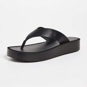 Tory Burch Leather Platform Flip Flops