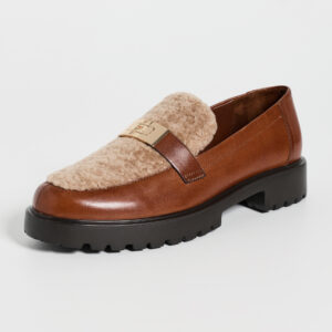 Tory Burch Leelee Shearling Lug Loafers
