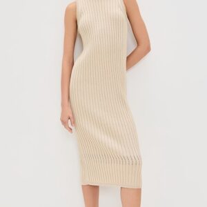 Proenza Schouler White Label Leighton Knit Dress in Dry Rib