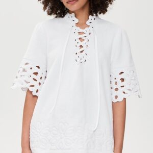 Sea Leila Eyelet Tunic Dress