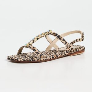 Mystique Leopard Embellished Sandals