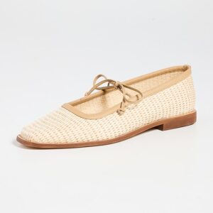 KAANAS Lexie Basketweave Ballerina Flats