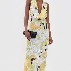 Runaway the Label Lexie Plunge Maxi Dress Lexie Plunge Maxi Dress
