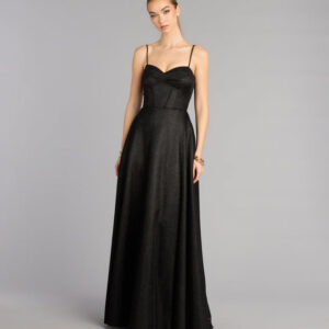 Leyla Glitter Woven A-Line Dress