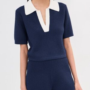 LE BOP Lia Crop Polo