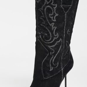 Paris Texas Lidia Western Embroidered Boots 105mm