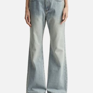 Light Blue Flared Fit Denim