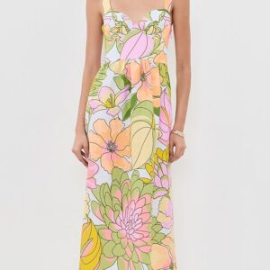 Light Blue Spring Affair Maxi Dress