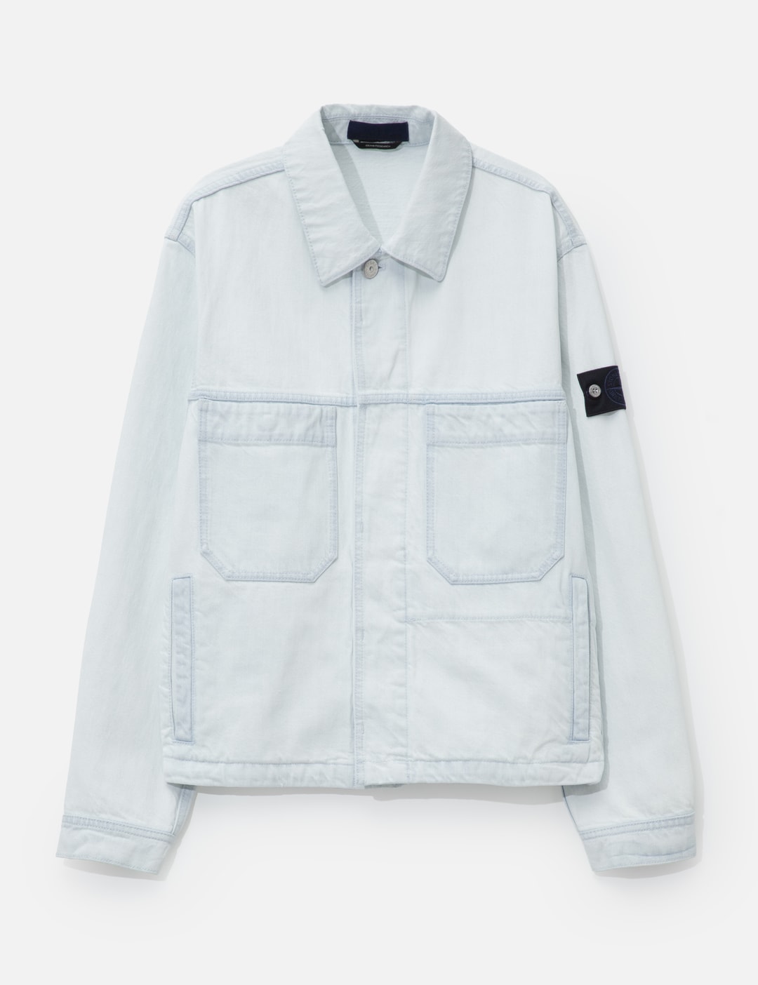 Stone Island Light Bull Denim Ultra Bleach Jacket