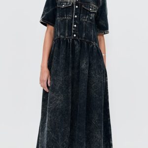 Light Denim Long Dress