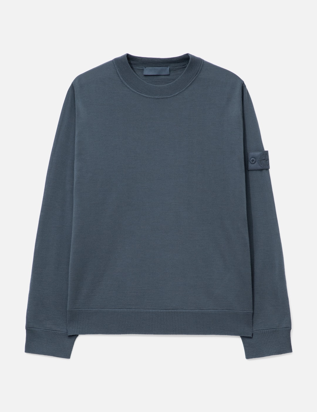 Stone Island Light Pure RWS WOOL_S.I. Ghost Crewneck Jumper
