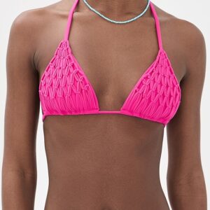 Lila Triangle Bikini Top