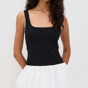 WAYF Lilah Bubble Hem Mini Dress Lilah Bubble Hem Mini Dress