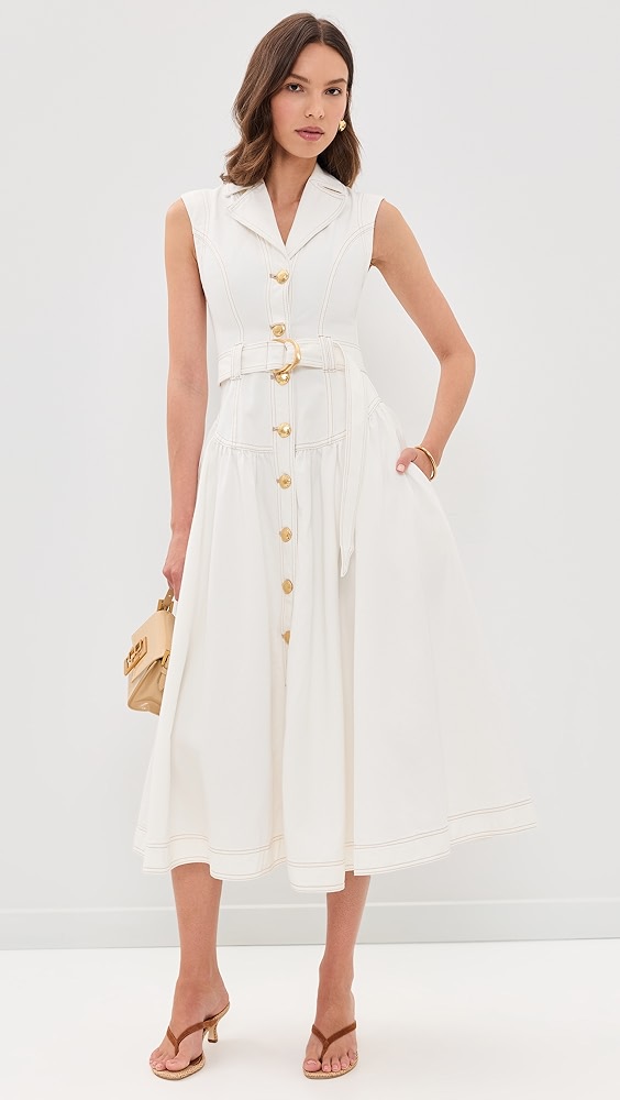 Aje Liliana Denim Dress