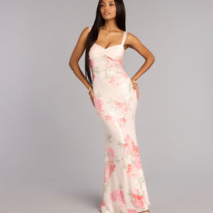 Windsor Liliane Floral Sequin Mermaid Formal Dress Liliane Floral Sequin Mermaid Formal Dress
