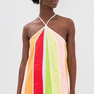 English Factory Linen Umbrella Mini Dress Linen Umbrella Mini Dress