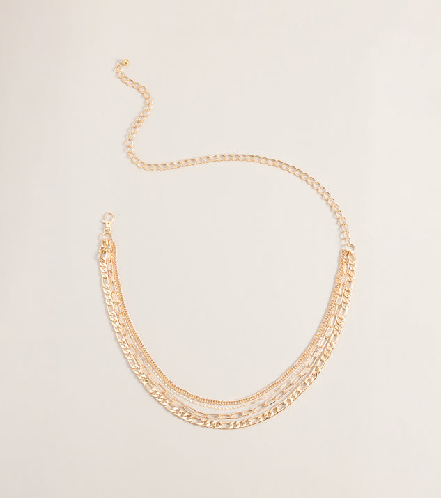 Windsor Linked To The Look Layered Chain Belt