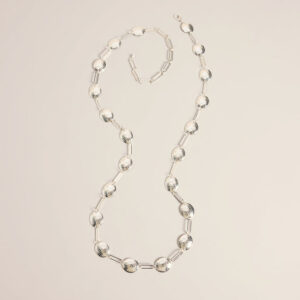 Windsor Linked Up Hammered Disc Chain Belt Linked Up Hammered Disc Chain Belt