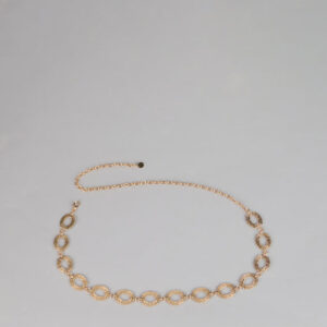 Windsor Linked Up Luxe Oval Chain Belt Linked Up Luxe Oval Chain Belt