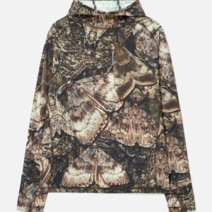 ROA Lio Upf Plus 50 Baselayer Moth Print Long Sleeve Hoodie Lio Upf Plus 50 Baselayer Moth Print Long Sleeve Hoodie