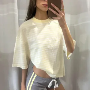 Lioness Lioness Bloom Short Sleeve Top Lemontini Stripe Lioness Bloom Short Sleeve Top Lemontini Stripe